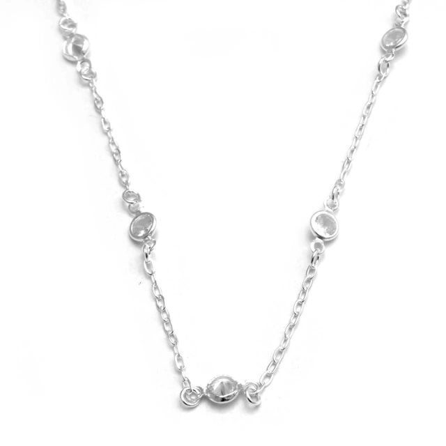 Conjunto Choker Cubic Cristal 35 A 40Cm