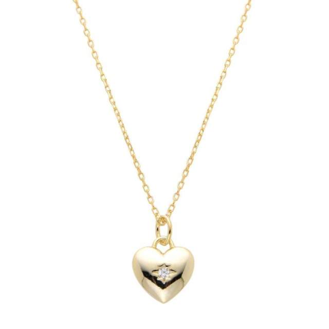 Conjunto Dorado Corazón 42 A 45Cm