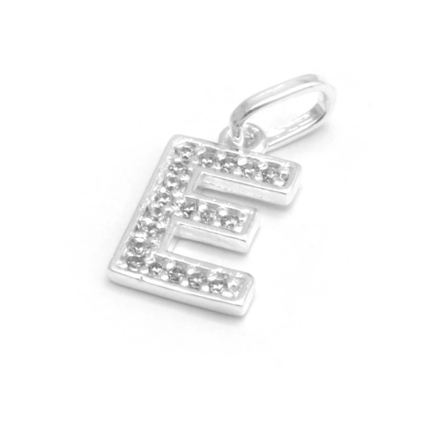 Dije Letra E Micropave 10Mm