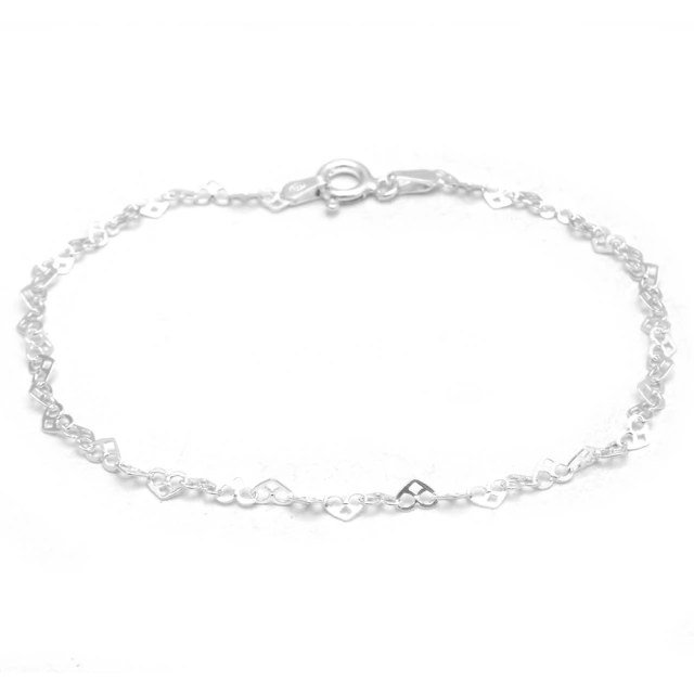 Pulsera Corazones Calados 18Cm