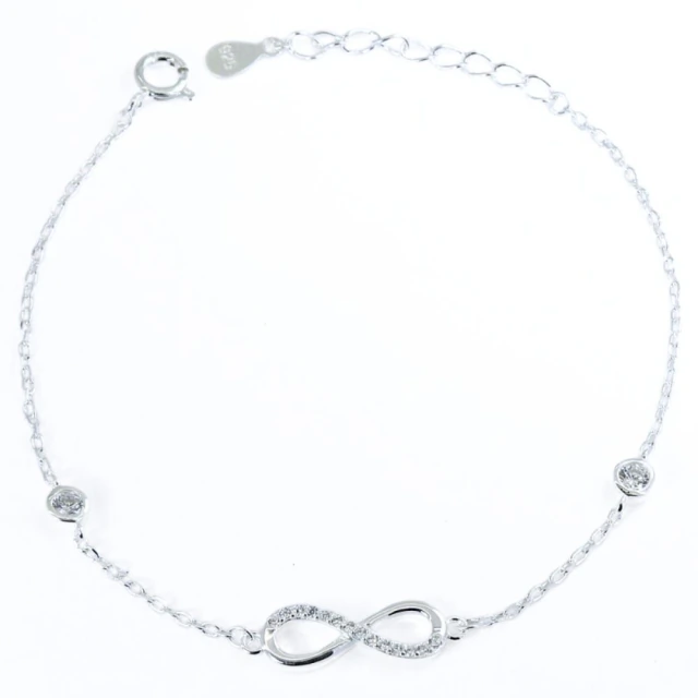 Pulsera Infinito Con Cubic 18 A 20Cm