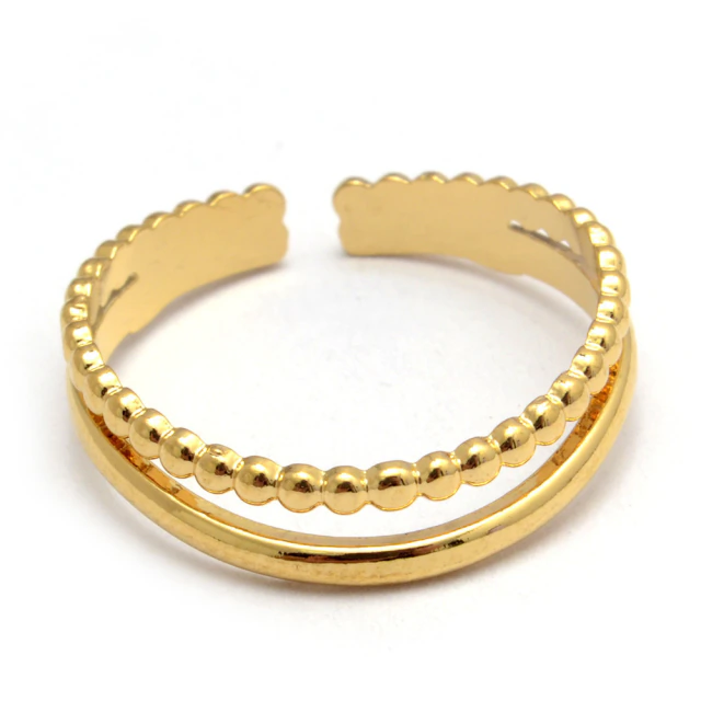 Anillo Dorado Combinado