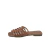 Rasteira Detalhe Tiras - CHOCOLATE - comprar online
