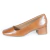 Scarpin Boneca Salto Grosso - CARAMELO - comprar online