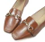 Mocassim Detalhe em Fivela - WHISKY - Stylus Calçados