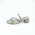 Tamanco Salto Médio Com Strass - OFFWHITE - comprar online