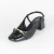 Chanel com Fivela e Salto Bloco - PRETO