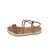 Sandália Flatform Tiras com Tranças - WHISKY - comprar online