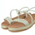 Sandália Flatform Tiras com Tranças - OFFWHITE - Stylus Calçados