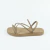 Flatform Tiras e Strass - NUDE - comprar online