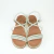Sandália Flatform Tiras com Tranças - OFFWHITE na internet