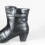 Bota Com Salto Médio e Fivela - PRETO - comprar online