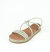 Sandália Flatform Tiras com Tranças - OFFWHITE