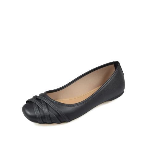 Sapatilha Detalhe em Tiras - PRETO - comprar online
