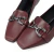 Mocassim Detalhe em Fivela - MARSALA - Stylus Calçados