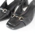Scarpin Slingback Fivela - PRETO - Stylus Calçados
