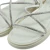 Flatform Tiras e Strass - OFFWHITE - Stylus Calçados
