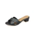 Tamanco Tiras Cruzadas - PRETO - comprar online