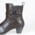 Bota com Salto Médio e Fivela - MARROM - comprar online