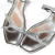 Rasteira Com Detalhe em Strass - PRATA - loja online
