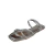 Rasteira Com Detalhe em Strass - PRATA - comprar online