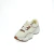 Tênis Detalhe em Recortes - OFFWHITE/CAFE