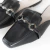 Mule com Fivela - PRETO - Stylus Calçados
