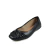 Sapatilha Tiras Cruzadas Nó - PRETO/PRETO VERNIZ - comprar online