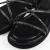Flatform Tiras e Strass - PRETO - Stylus Calçados