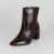 Bota Bico Fino Salto Quadrado Casual - ROCHA