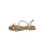 Sandália Rasteira Detalhe Tiras e Strass - COBRE NEW METAL - comprar online
