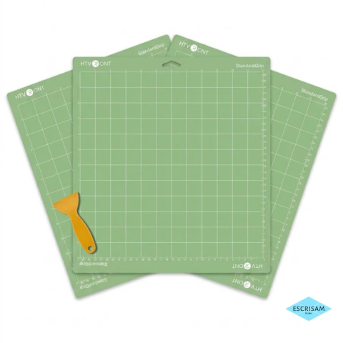 Base de Corte HTVRONT Kit 3 Unidades Verde 30x30cm