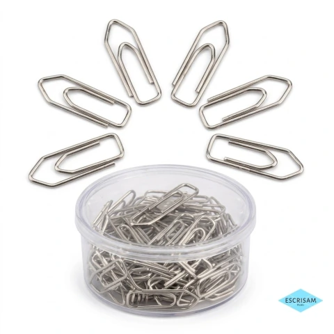 Mini Clips Prateados Nº5 100 Unidades