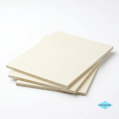Papel Color Plus Marfim 180g A4 20 Folhas