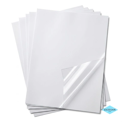 Vinil Adesivo Jato de Tinta Transparente A4 10 Folhas