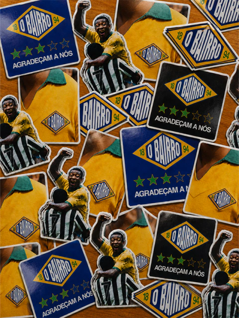 Pack 05 Stickers O Bairro 1894 Copa #6 - comprar online