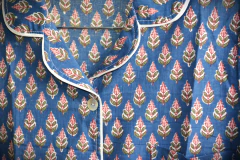 Pijama Largo AZUL NOCTURNO - comprar online