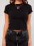 TSHIRT TOMMY JEANS BABY CROP RIB CENTER