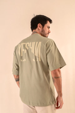 Camiseta Oversized Yeshua Silhueta na internet