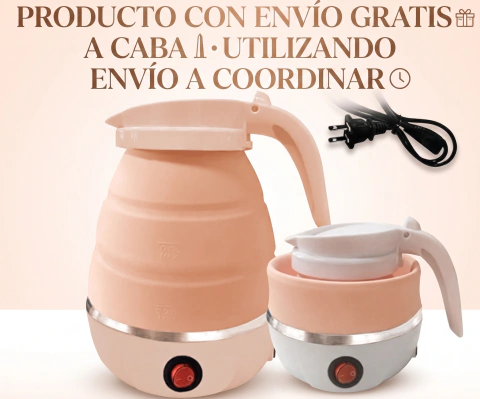 Pava Electrica Plegable kettle Promo envío gratis a CABA