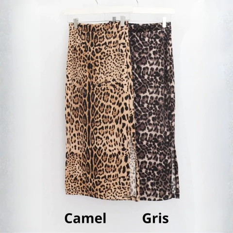 POLLERA ANIMAL PRINT - MAXI BRANT
