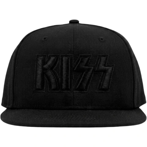 Boné Kiss Logo Aba Reta Preto
