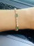 Pulseira Riviera com Cristais Verdes - comprar online