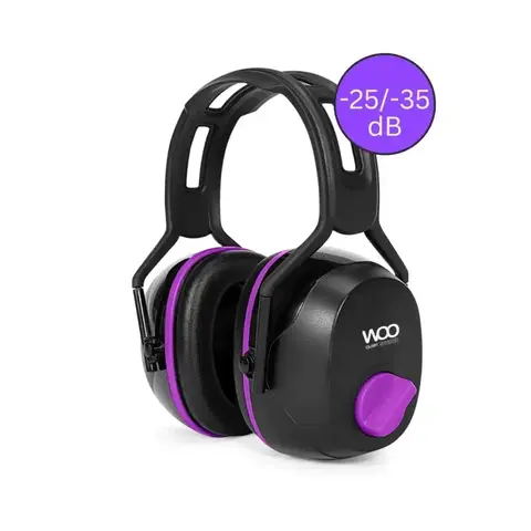 Protector Auditivo Profesional con Modo Dual (25/35 dB) Woo Quiet Switch