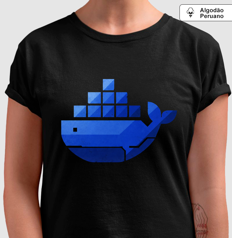 Camiseta Code Is Art - Docker