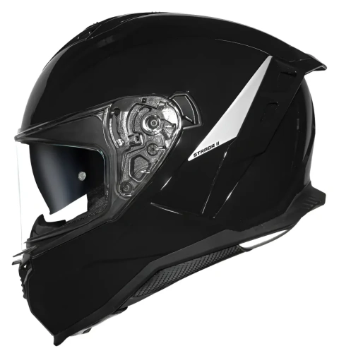 Capacete Norisk Strada 2 Preto Brilho Monocolor Com Óculos