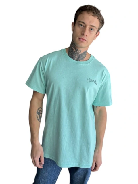 Remera Saavedra Funk Celeste