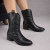 Bota Couro Texana Textura Cobra - Donna Tita