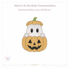 Coleção Matrizes de Bordado Fantasminhas (Pontos Leves)