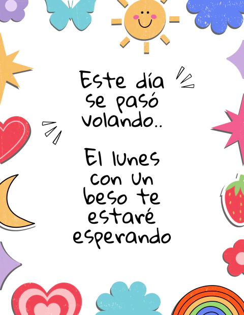 Tarjeta Con frase - Sembrando infancias